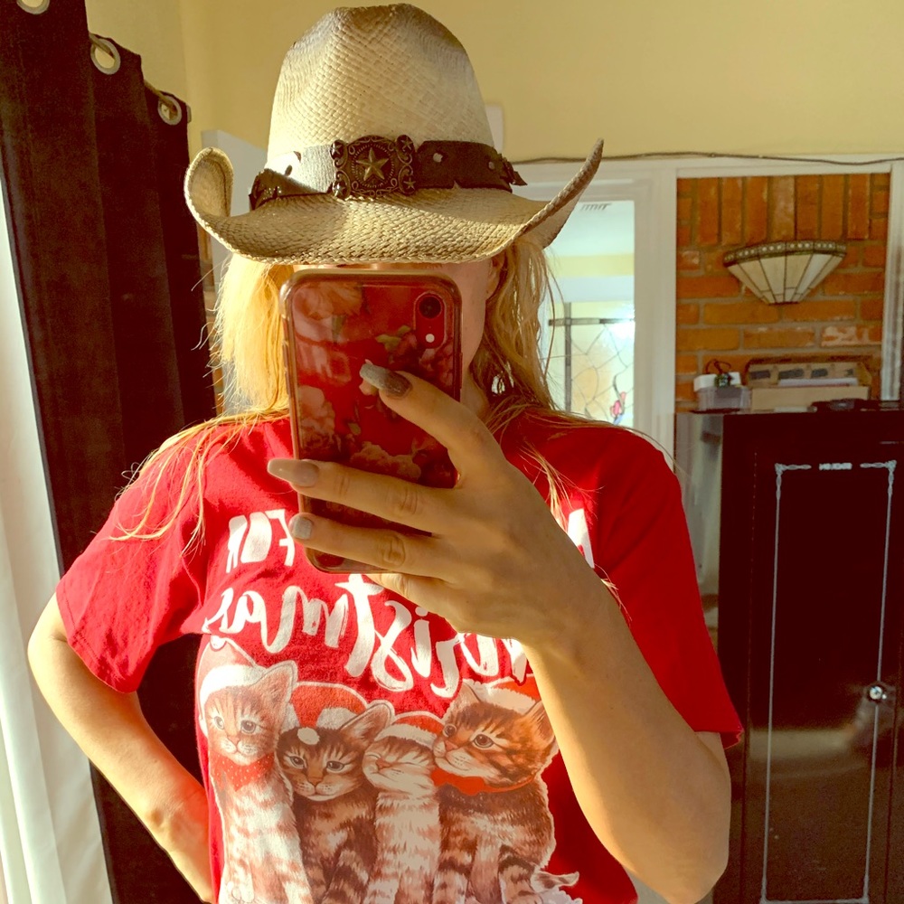 Stampede Straw Cowboy / Western Hat L
